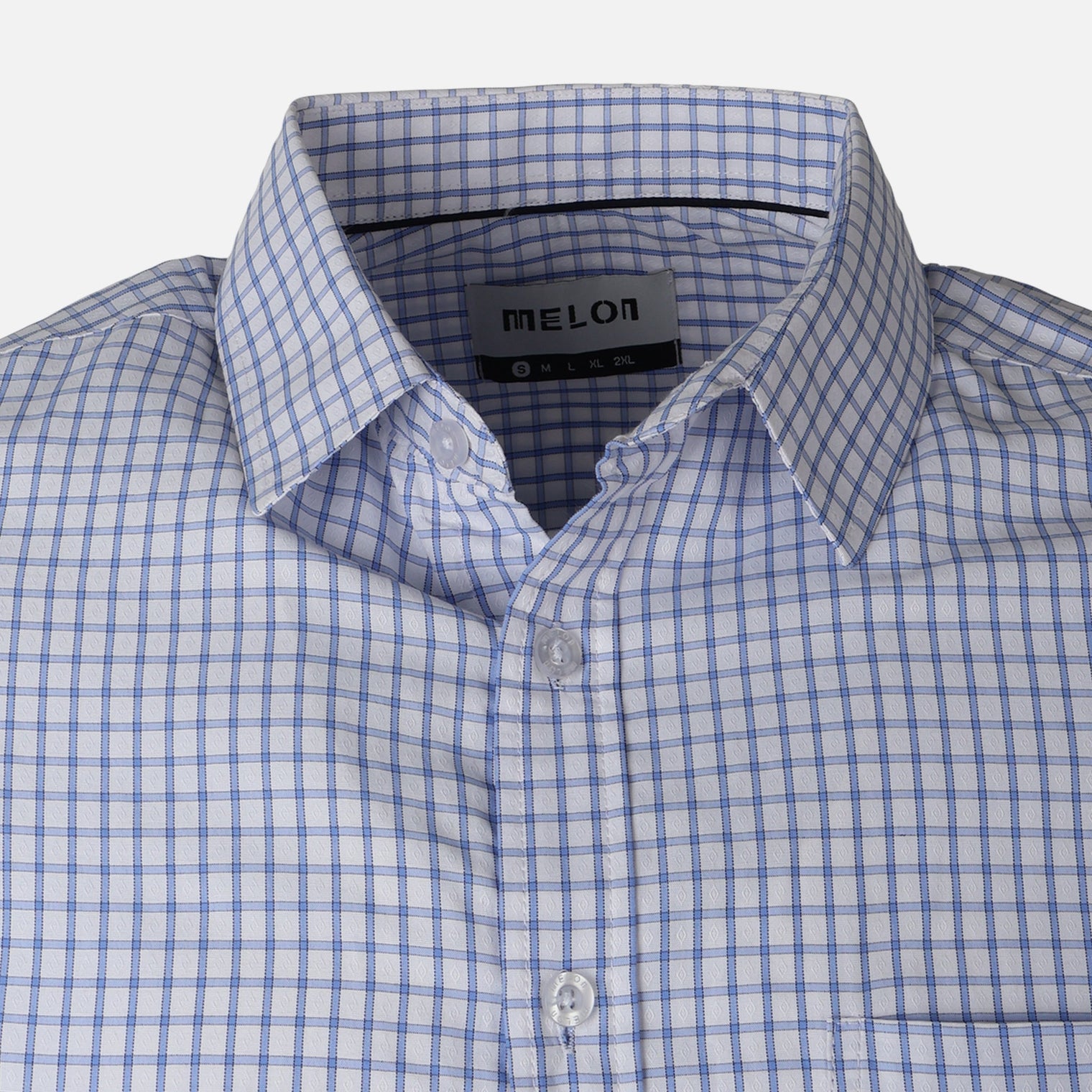 MEN LONG SLEEVE CHECKERED SHIRT
