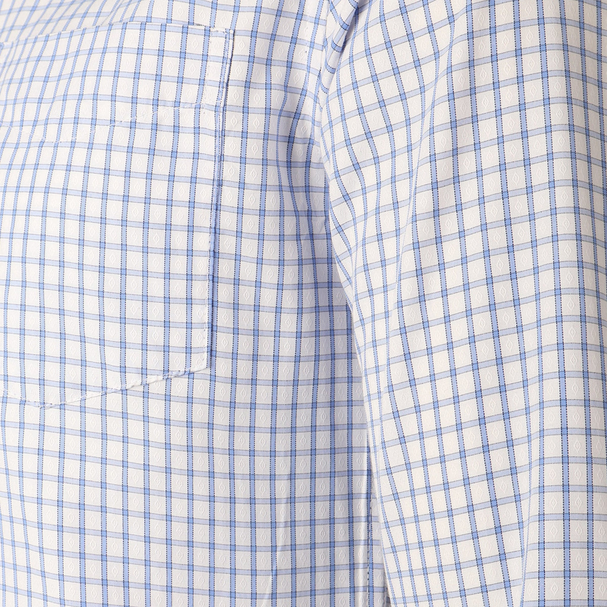 MEN LONG SLEEVE CHECKERED SHIRT