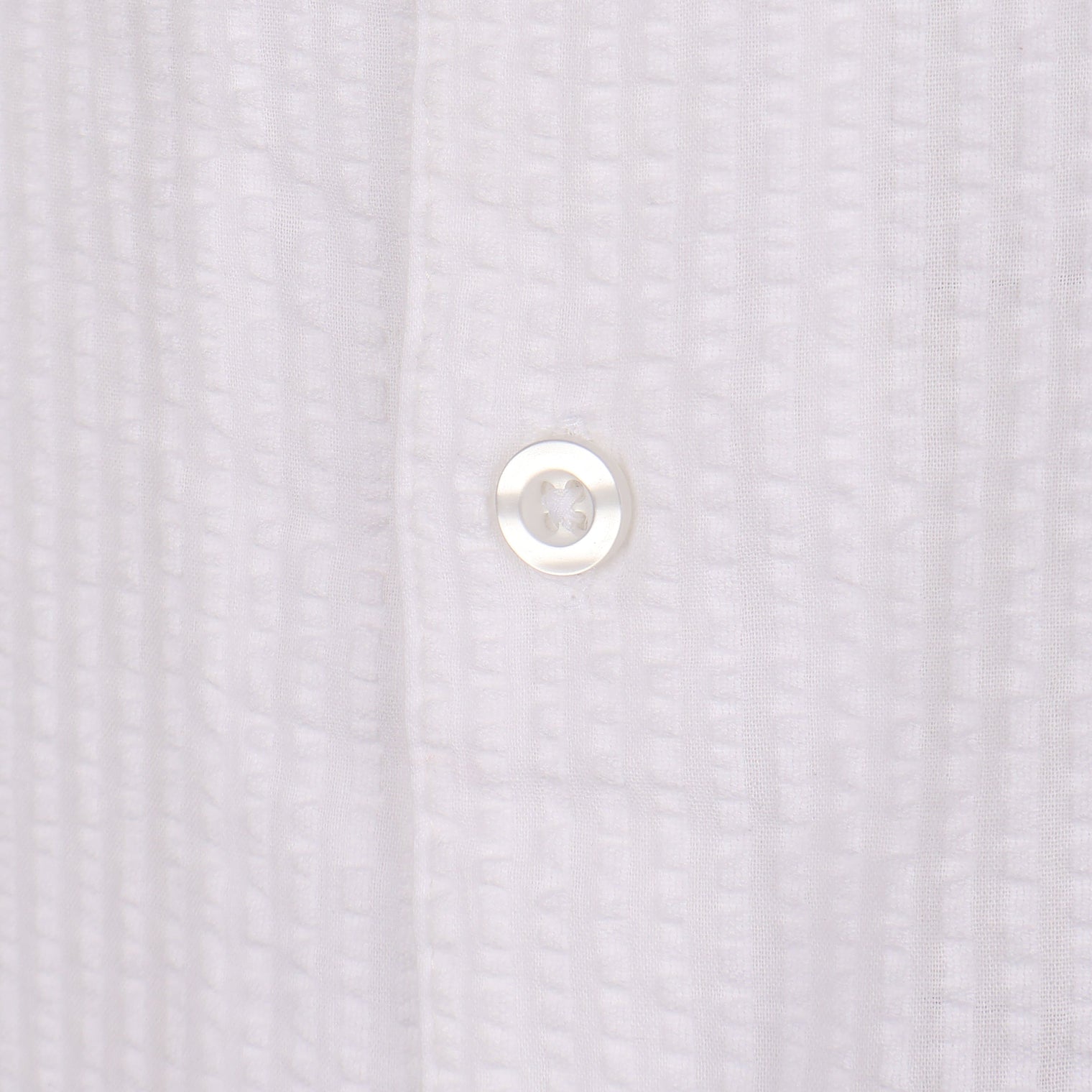 Men Short Sleeve Open Collar Seer Sucker Shirt