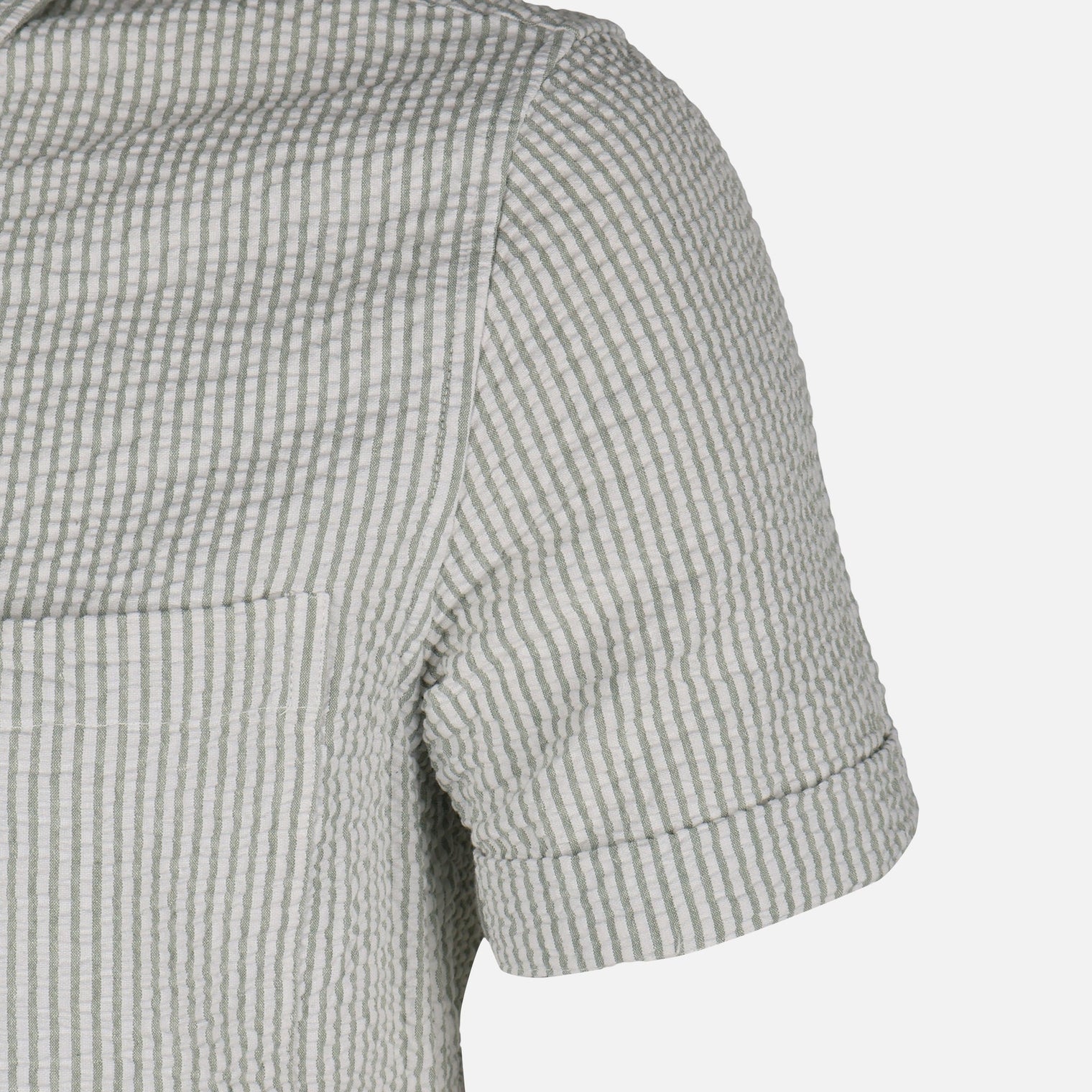 Men Folded Sleeve Shirt