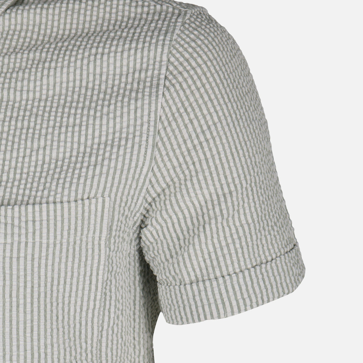 Men Folded Sleeve Shirt
