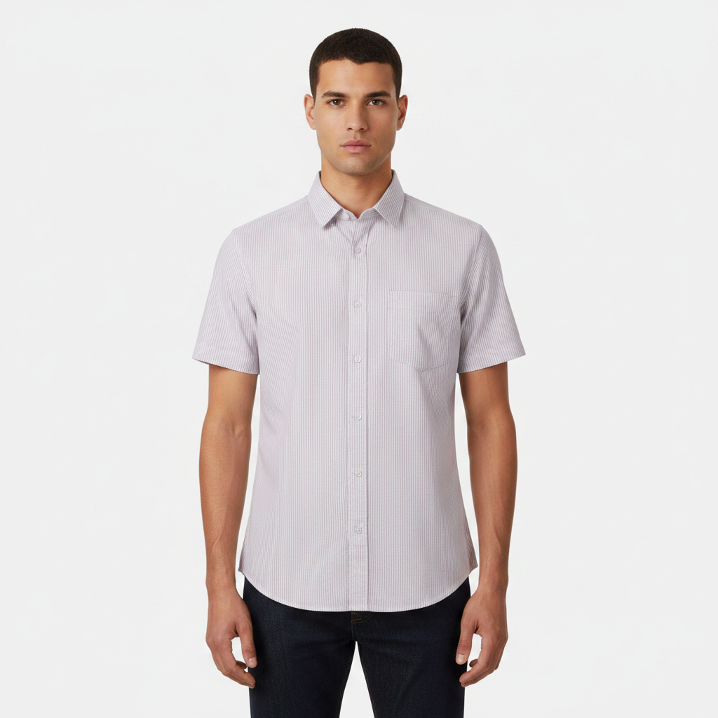 Men Striped Oxford Shirt