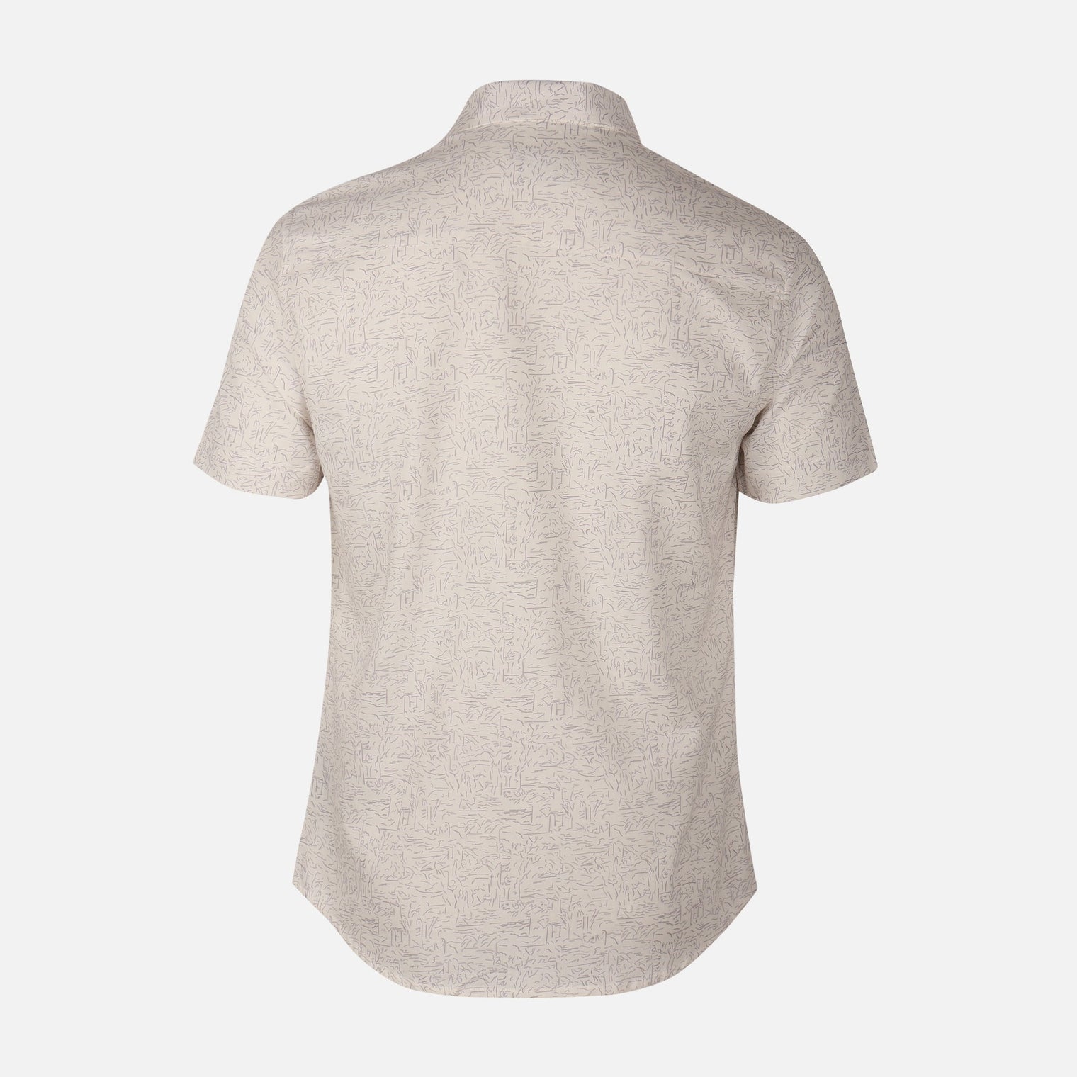 Men Oxford Short Sleeve Shirt