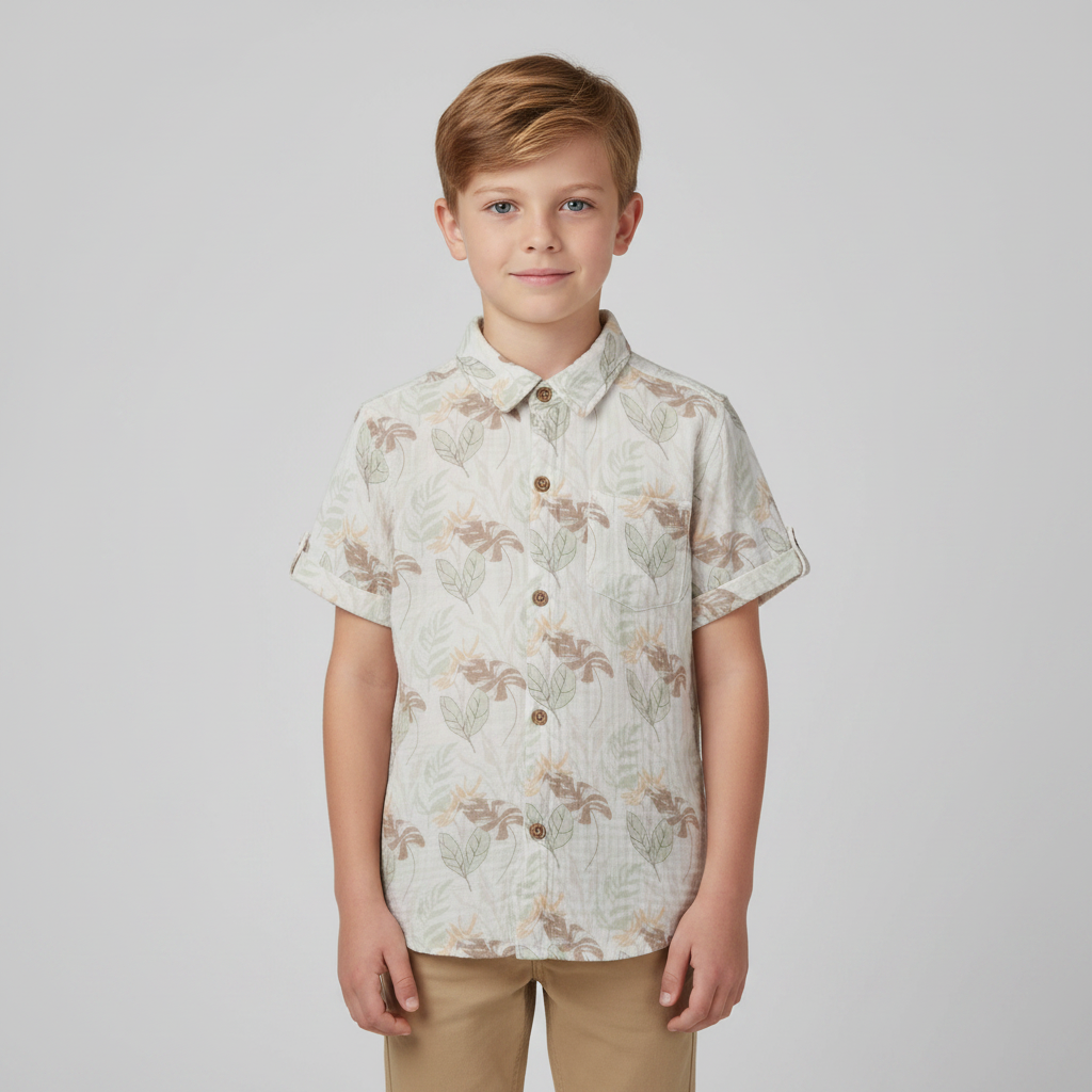 Boys Short Sleeve Shirt