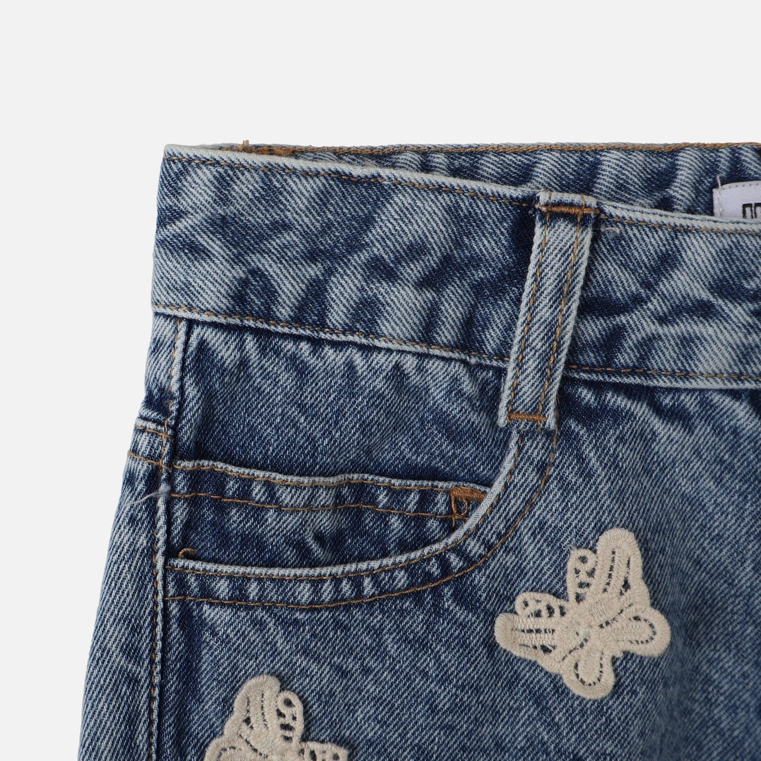 Girls Denim Bermuda