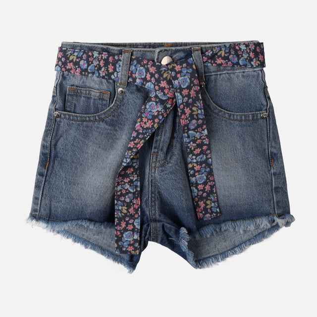 Girls Denim Bermuda