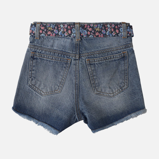Girls Denim Bermuda