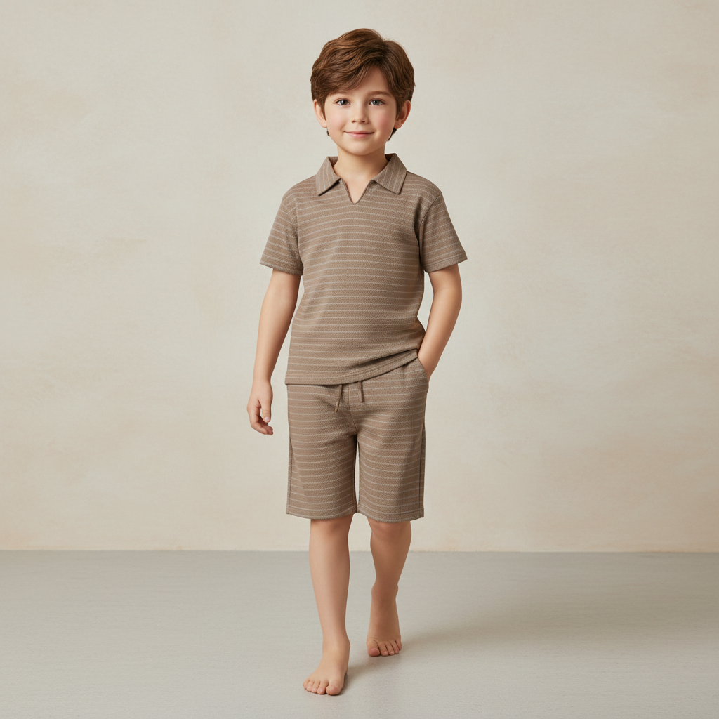 Boys 2 Pieces Set Polo & Short