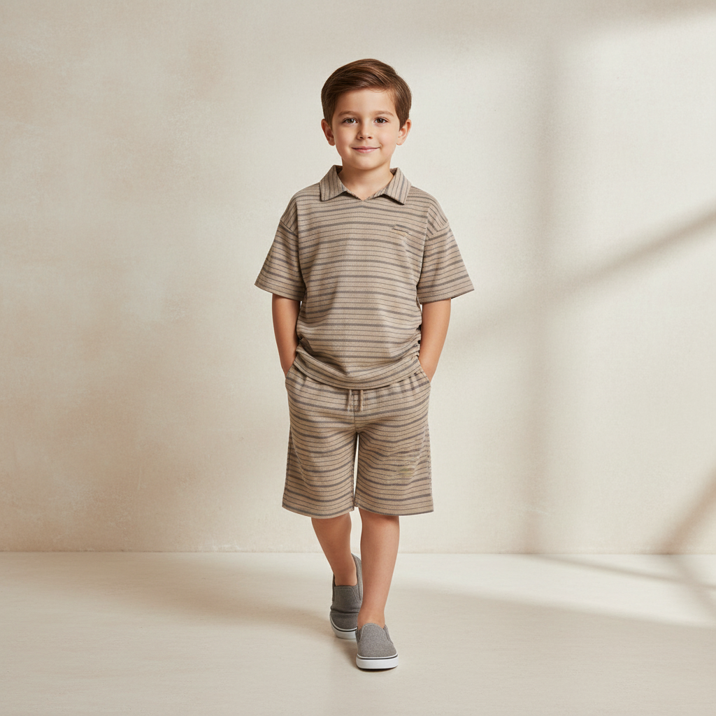 Boys 2 Pieces Set Polo & Short
