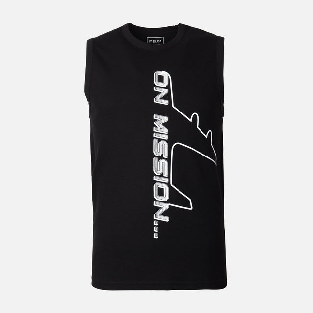 Men Vest Round Neck