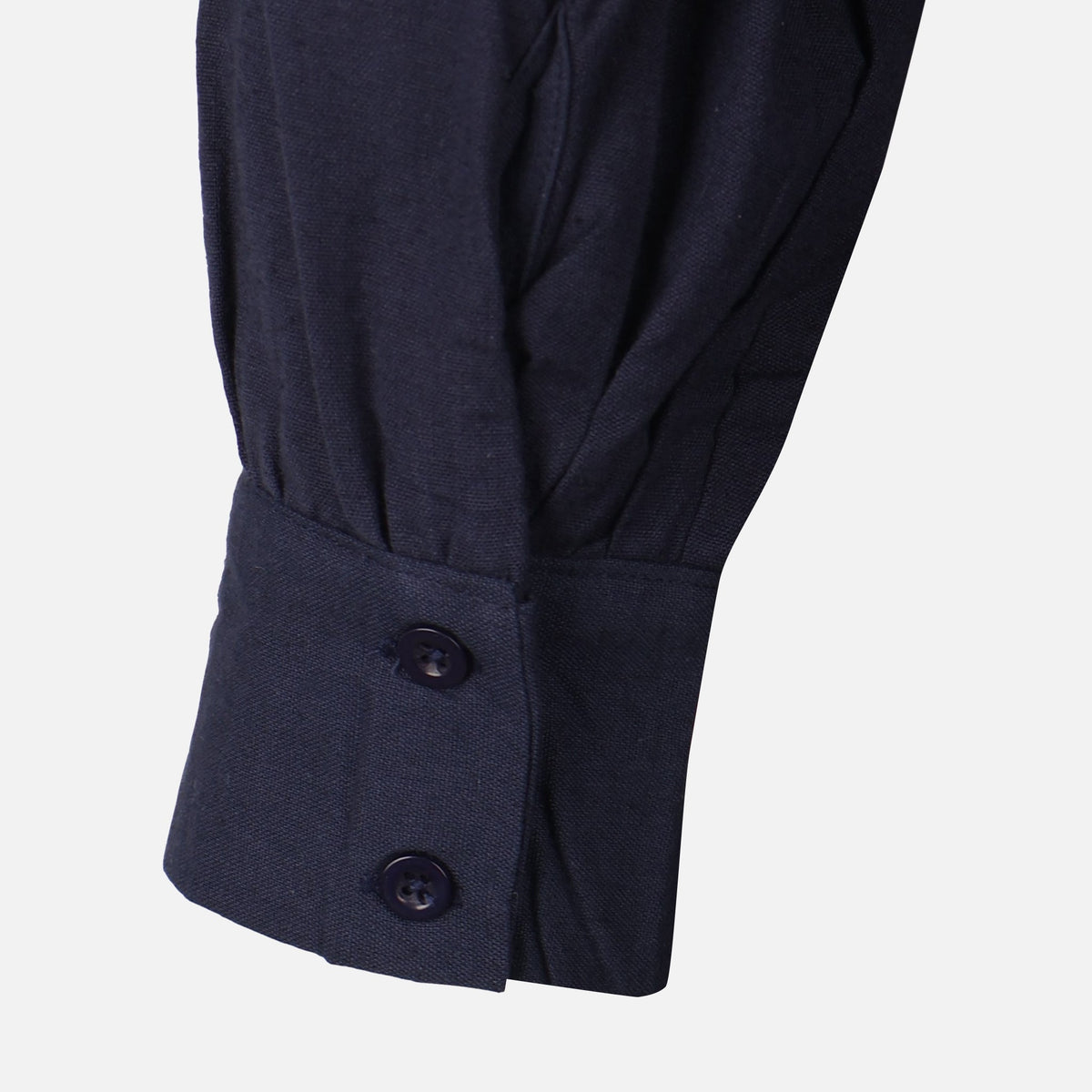 Women 3/4 Sleeve Linen Blend Ankle Dress