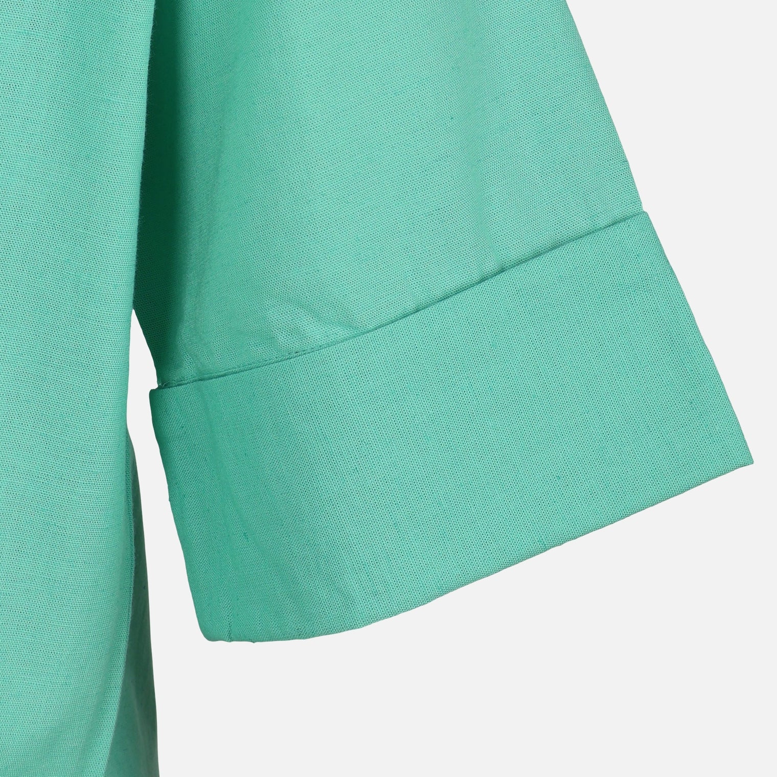 Women Long Sleeve Linen Blend Solid Shirt