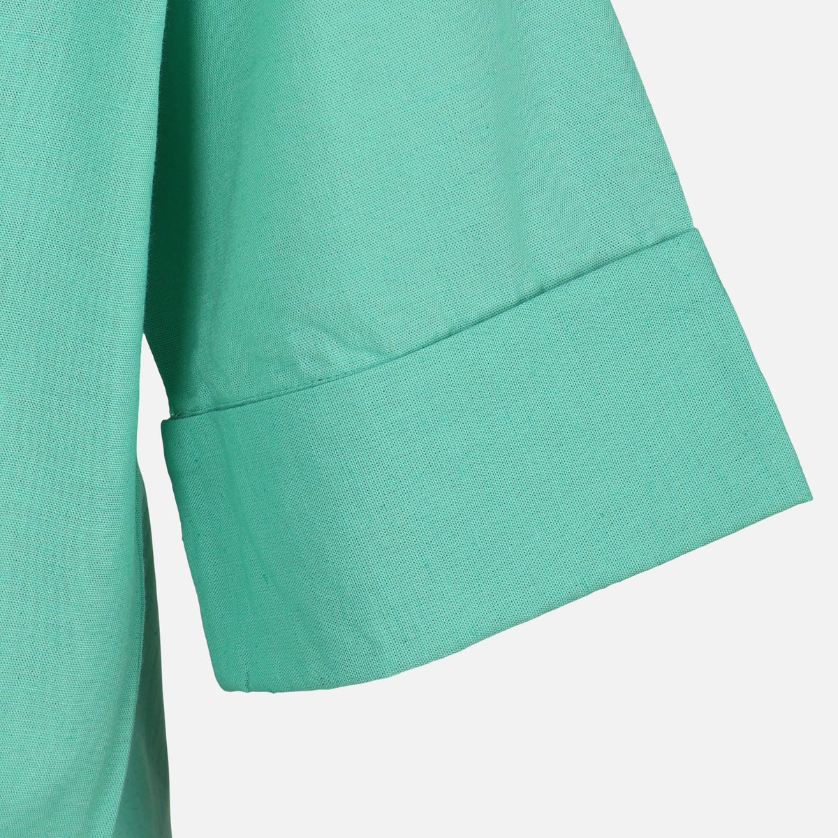 Women Long Sleeve Linen Blend Solid Shirt