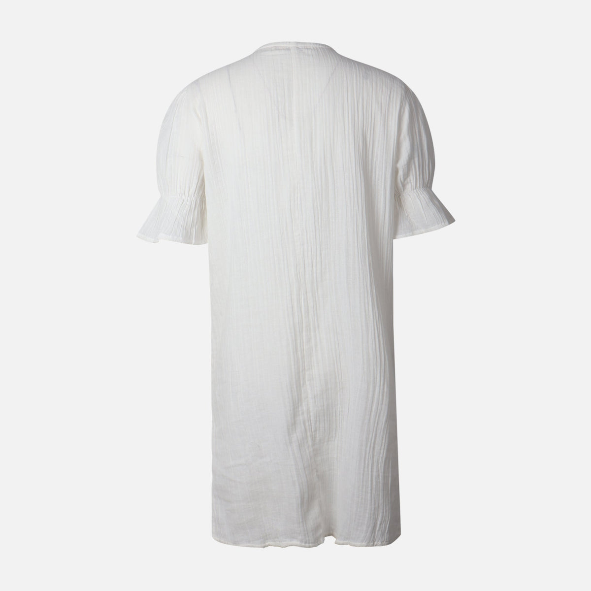 Women 3/4 Sleeve Solid Cotton Double Cloth Tunic