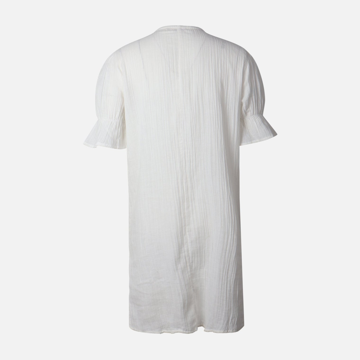 Women 3/4 Sleeve Solid Cotton Double Cloth Tunic