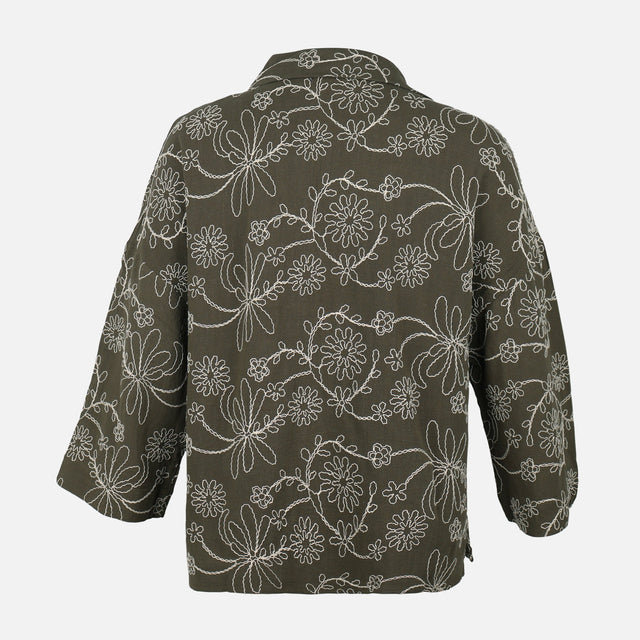 Women Embroidered Shacket