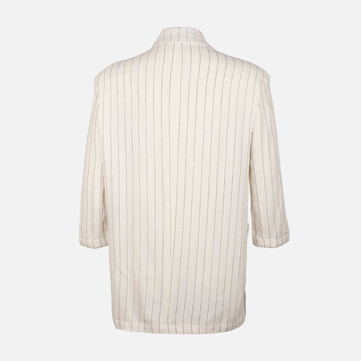 Women Striped Long Blazer