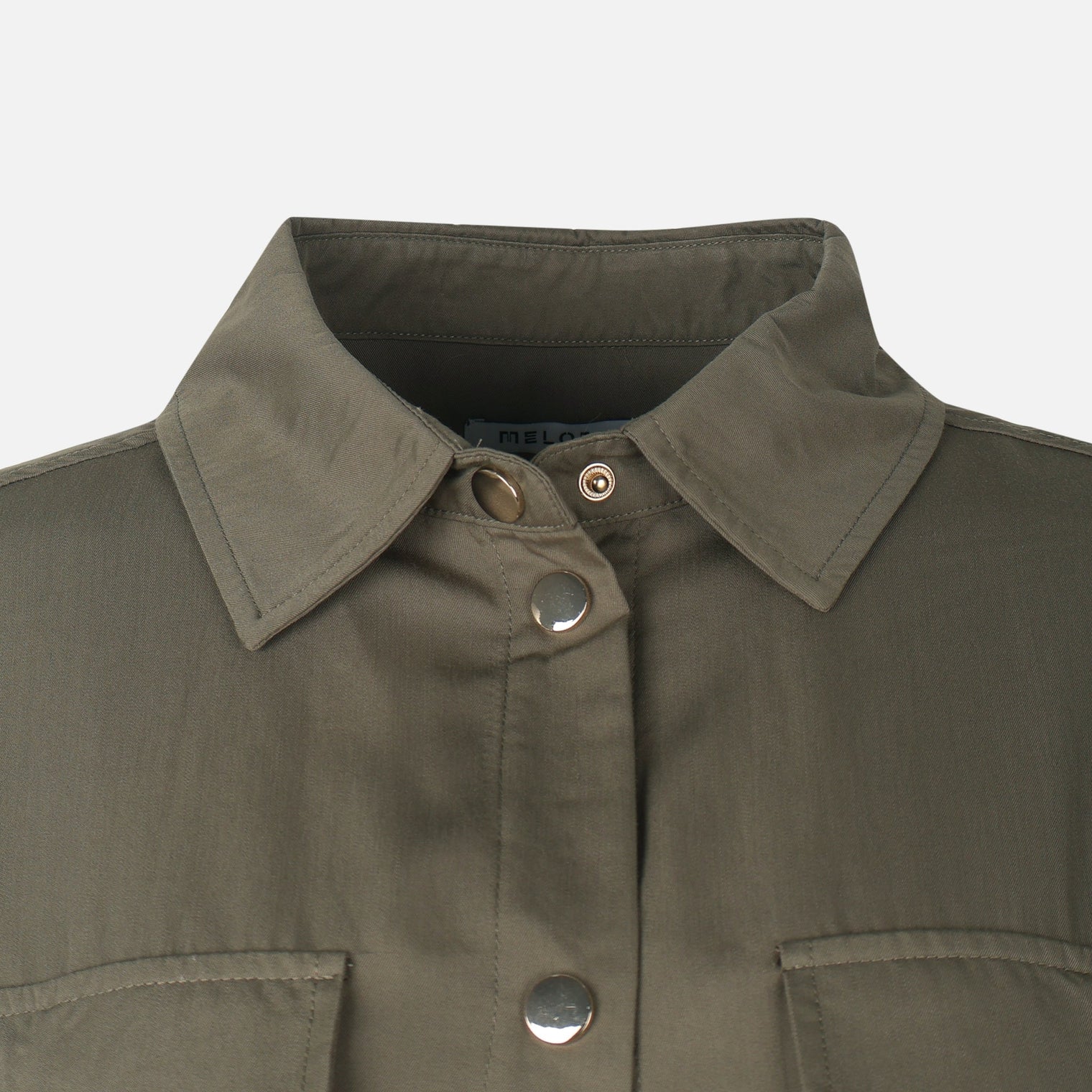 Women Double Pocket Long Shacket