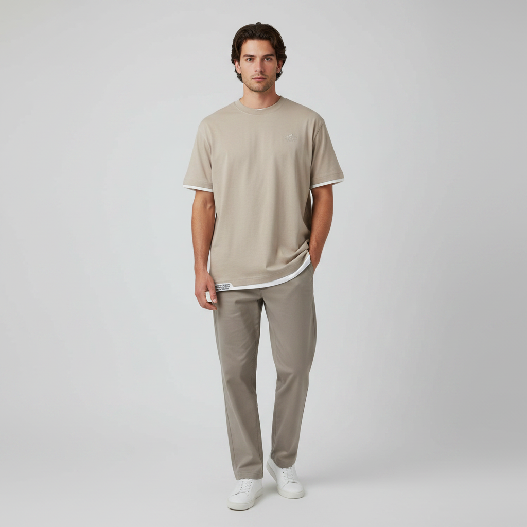 Men Short Sleeve T-Shirt Oversized