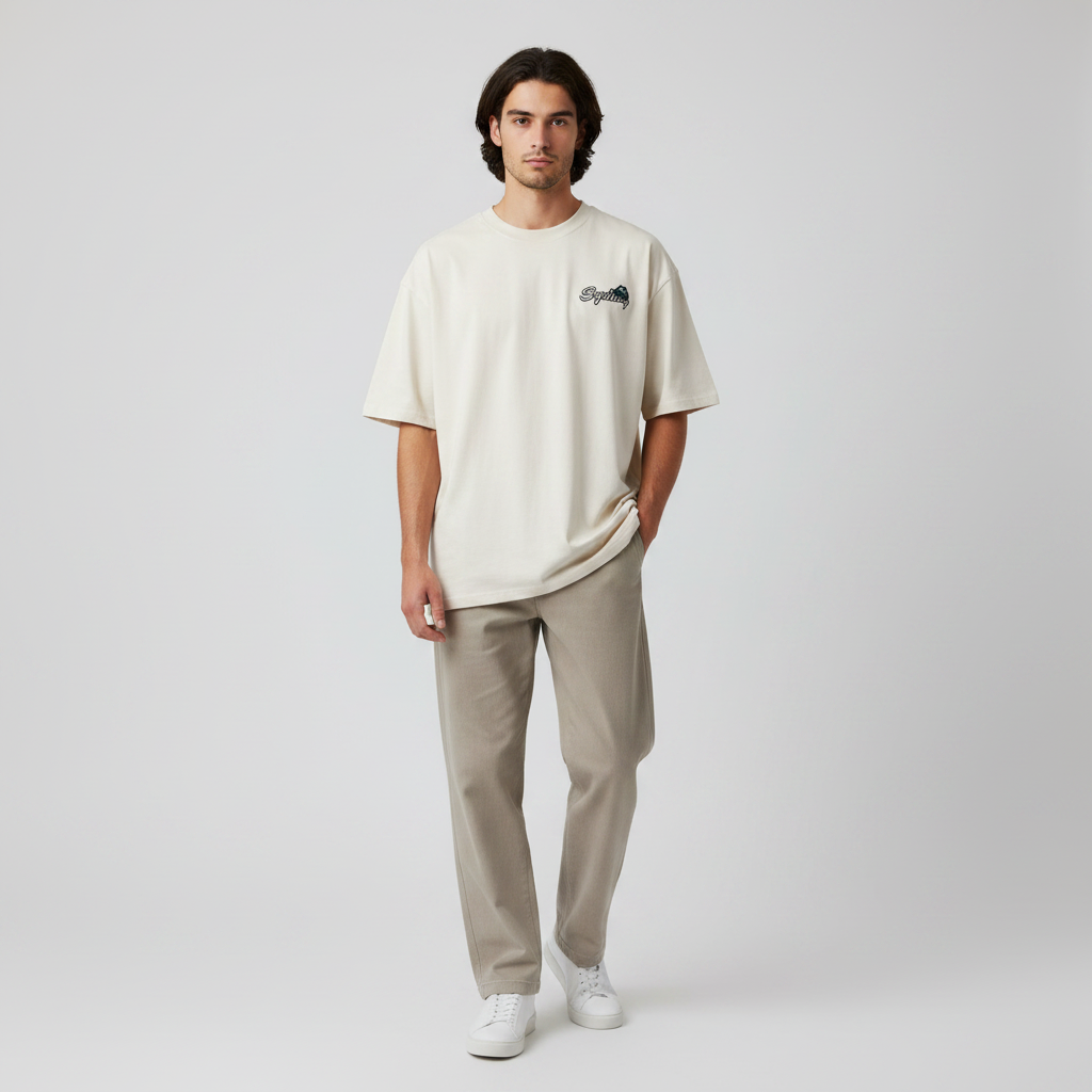 Men Short Sleeve T-Shirt Oversized