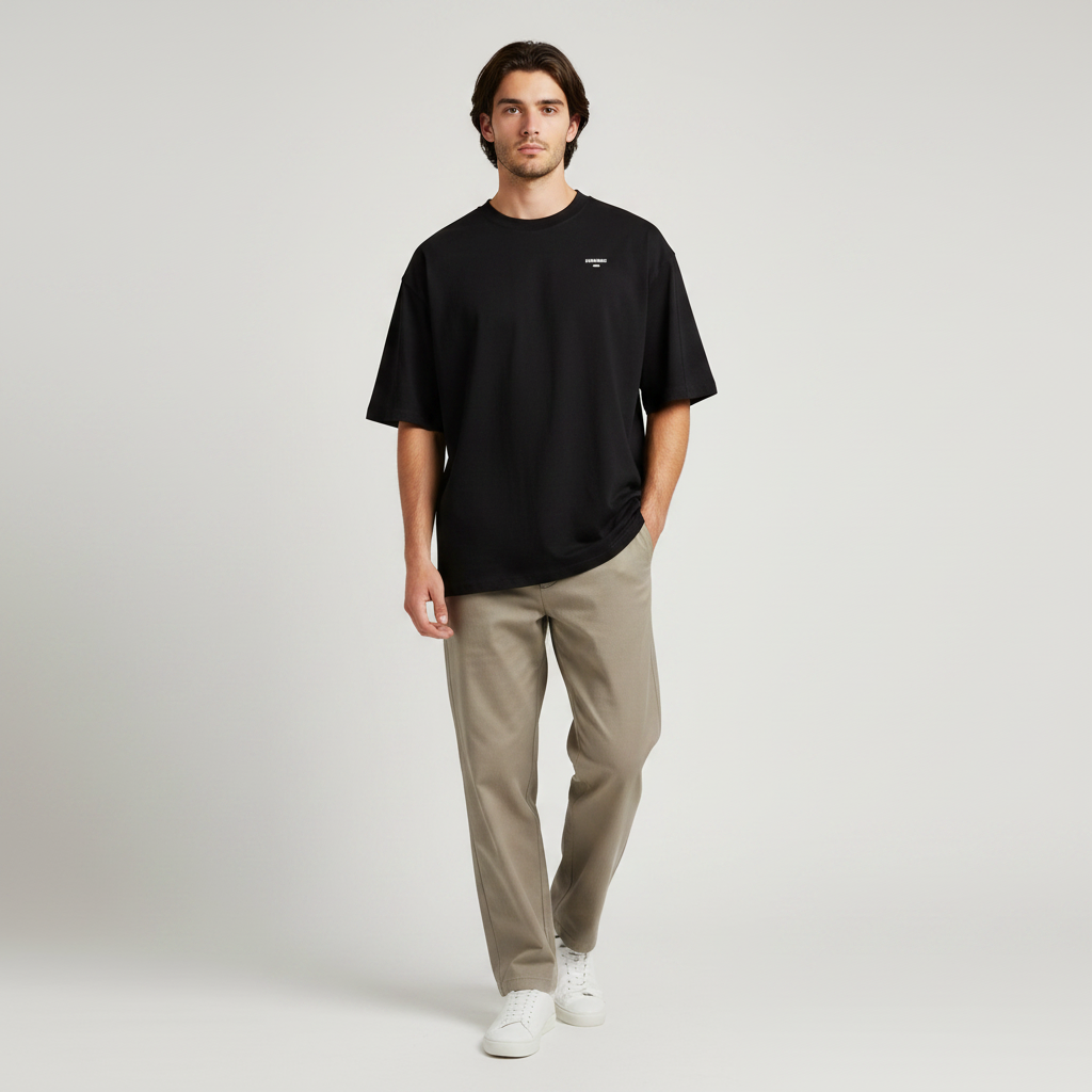 Men Short Sleeve T-Shirt Oversized