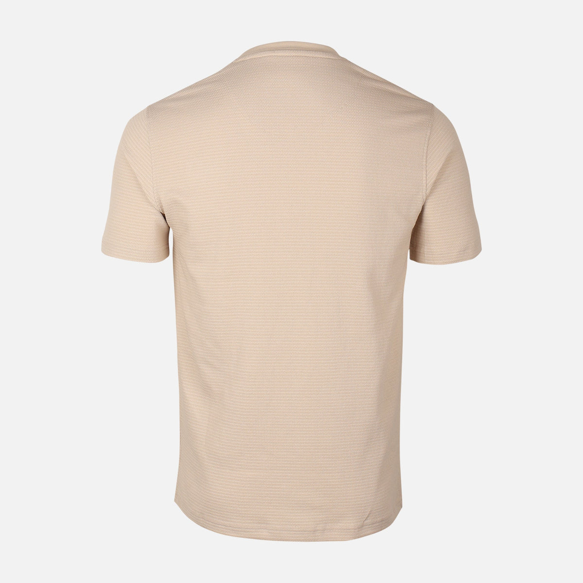 Men Structured Round Neck T-Shirt