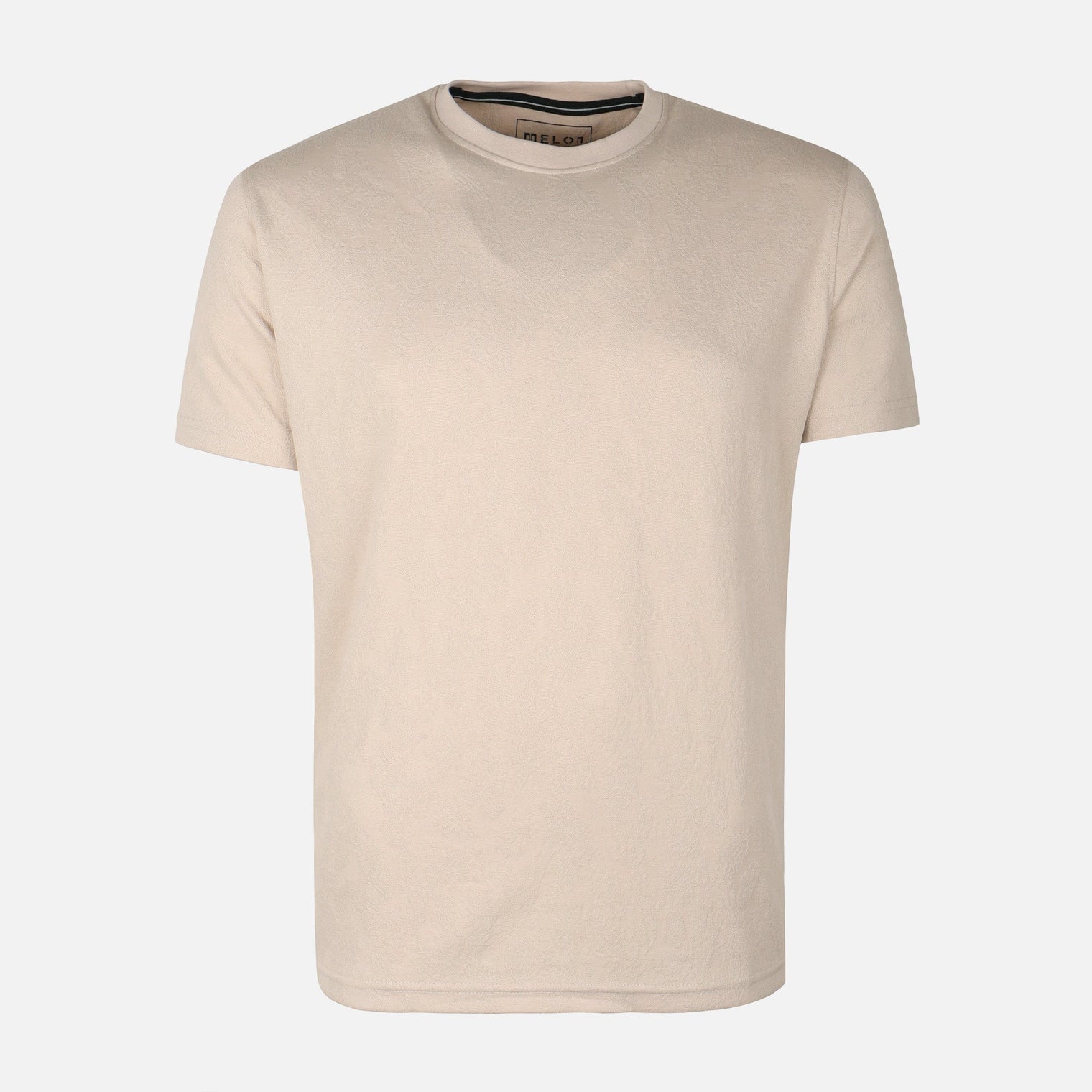 Men Structure T-Shirt Round Neck
