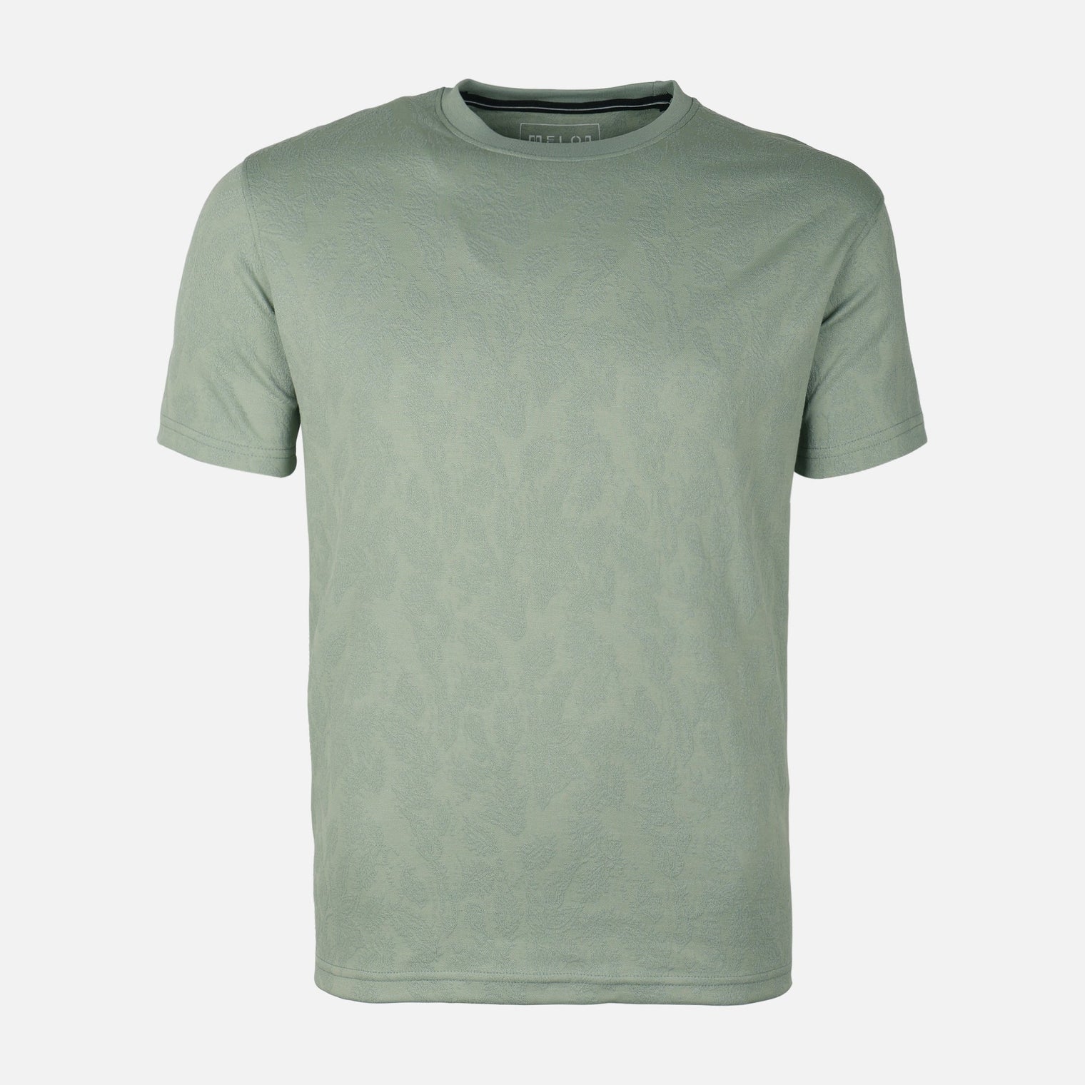 Men Structure T-Shirt Round Neck