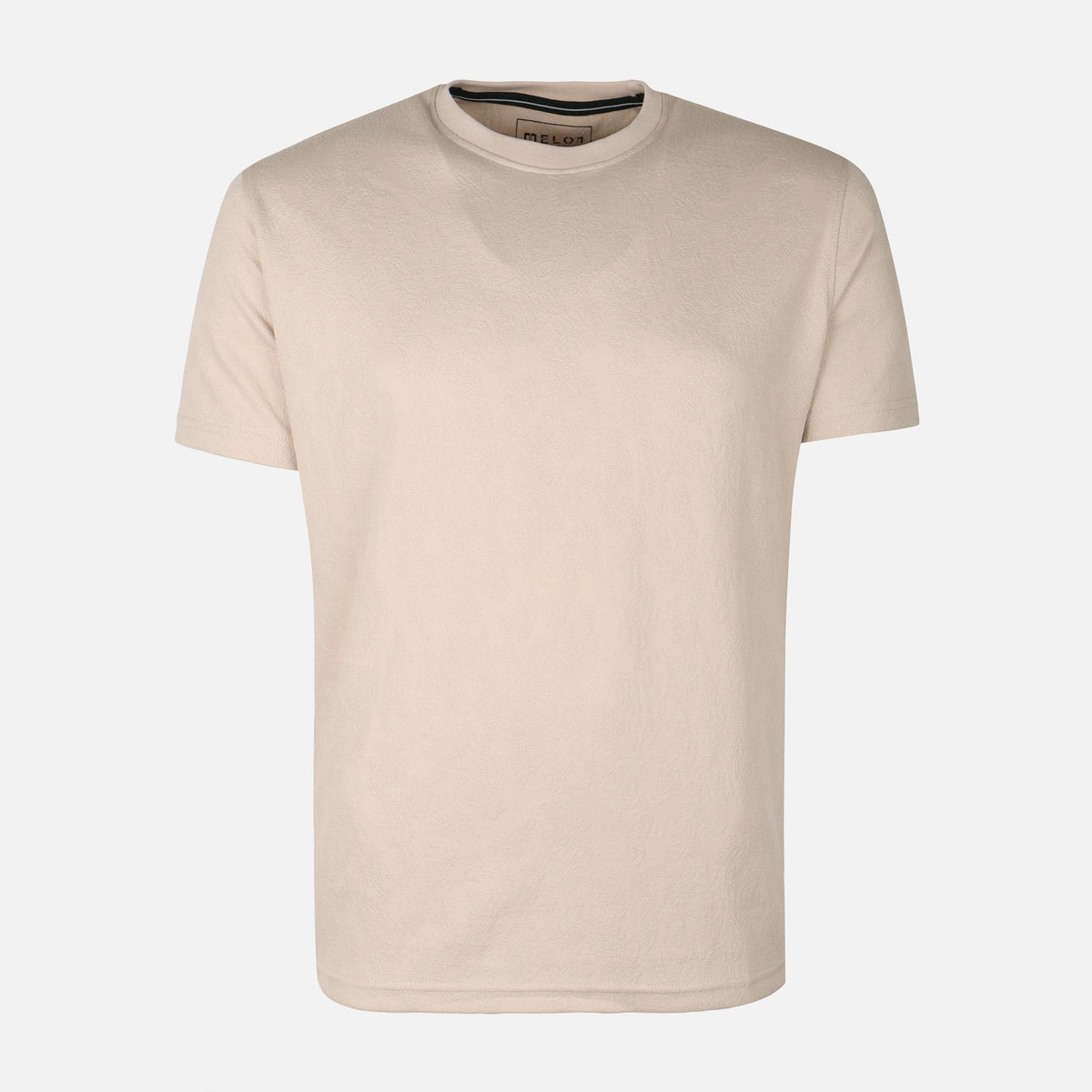 Men Structure T-Shirt Round Neck