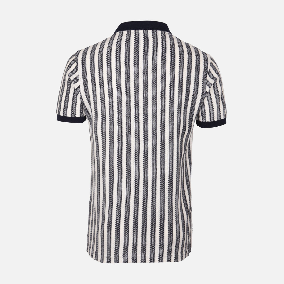 Men'S Striped Polo T-Shirt Short Sleeve