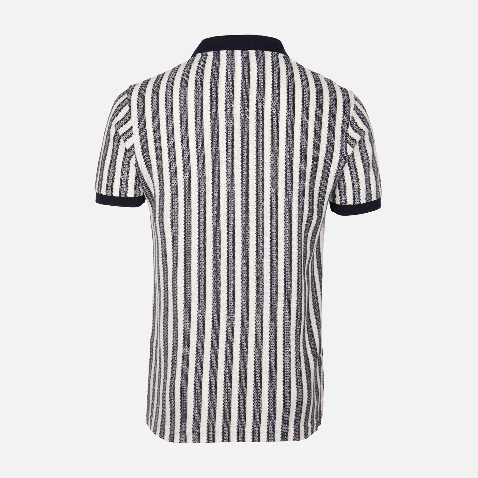Men'S Striped Polo T-Shirt Short Sleeve
