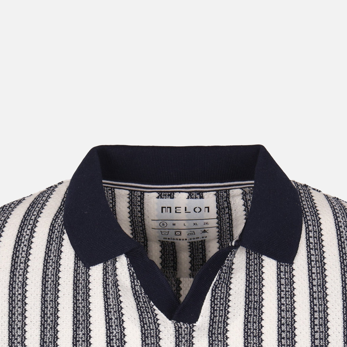 Men'S Striped Polo T-Shirt Short Sleeve