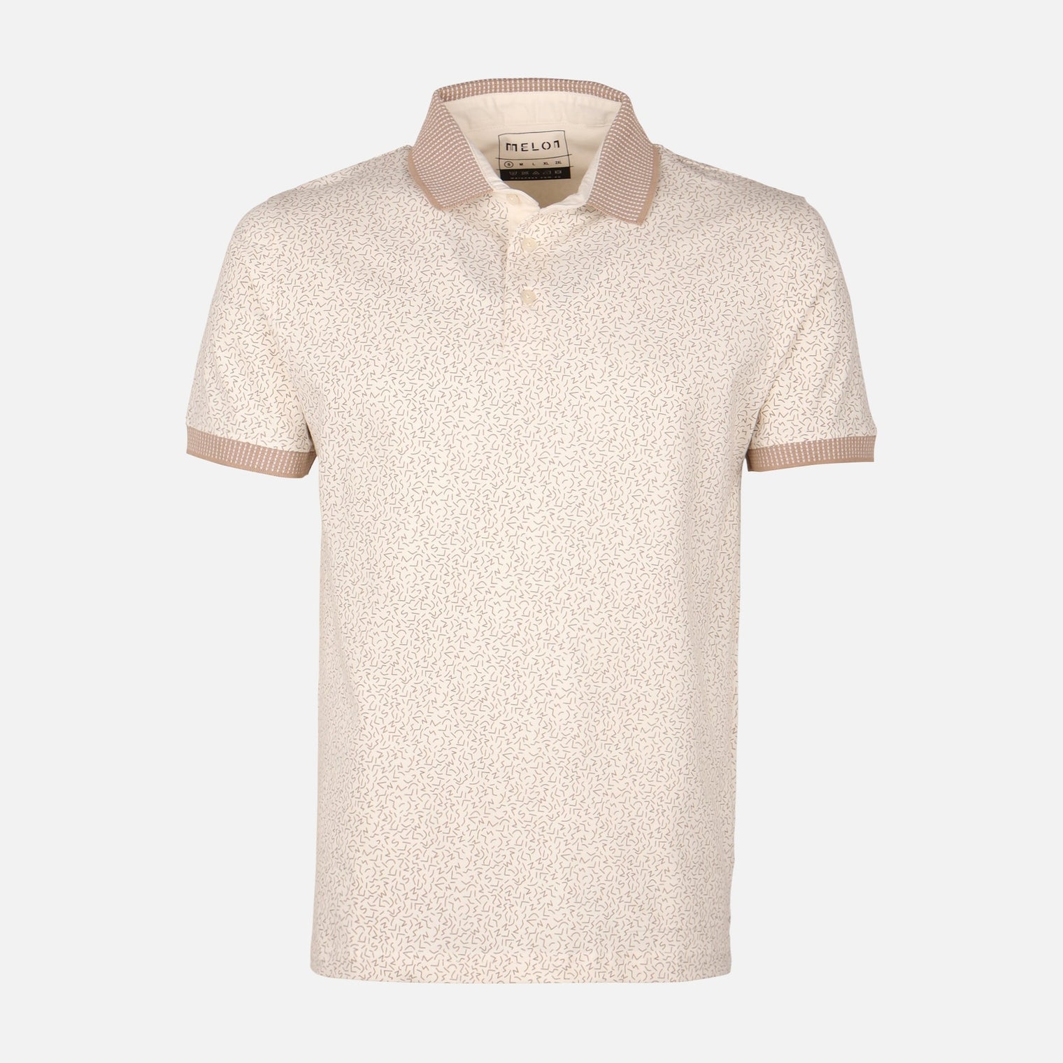Men All-Over Print Polo T-Shirt Short Sleeve