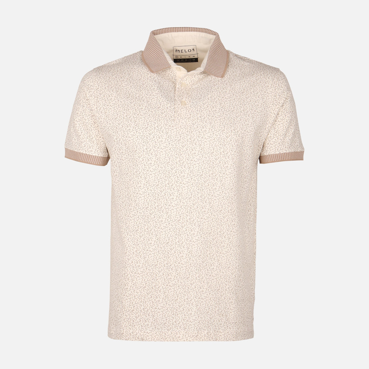 Men All-Over Print Polo T-Shirt Short Sleeve