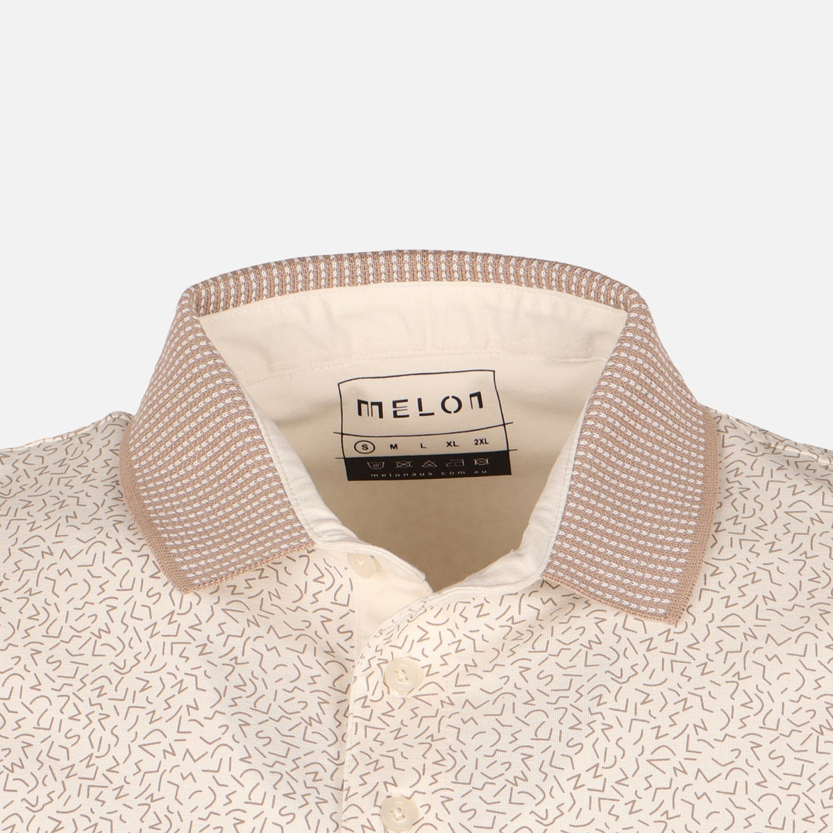 Men All-Over Print Polo T-Shirt Short Sleeve
