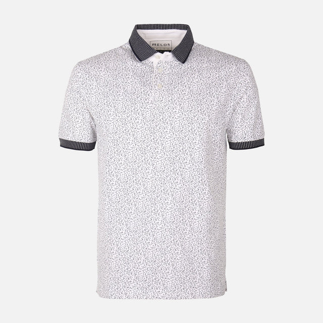 Men All-Over Print Polo T-Shirt Short Sleeve