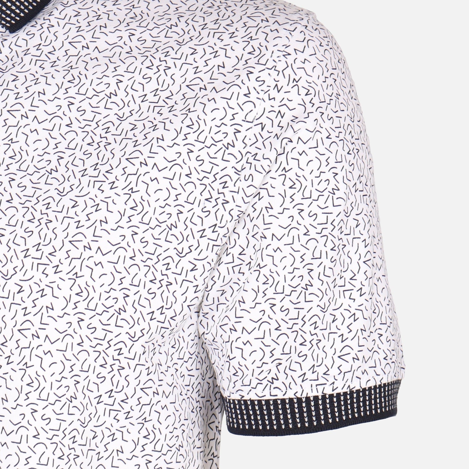 Men All-Over Print Polo T-Shirt Short Sleeve