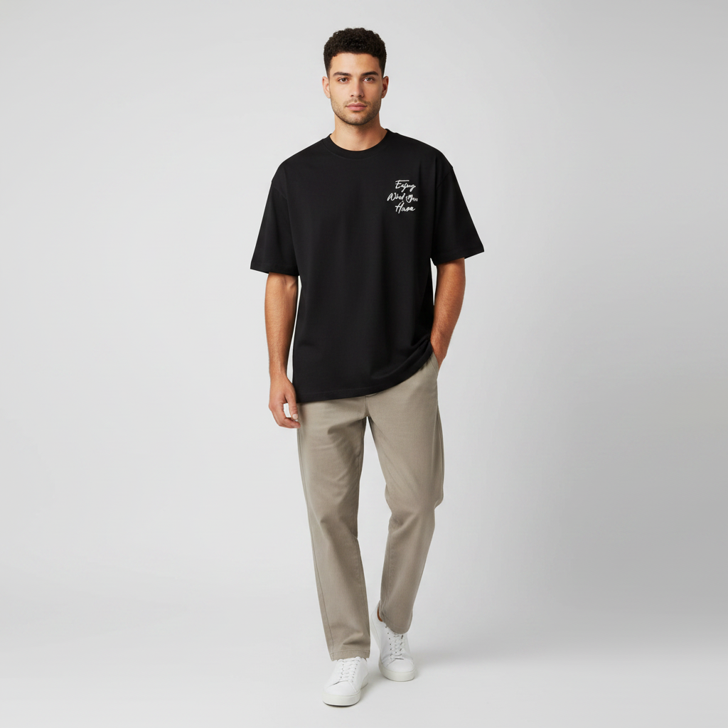 Men Short Sleeve T-Shirt Oversized