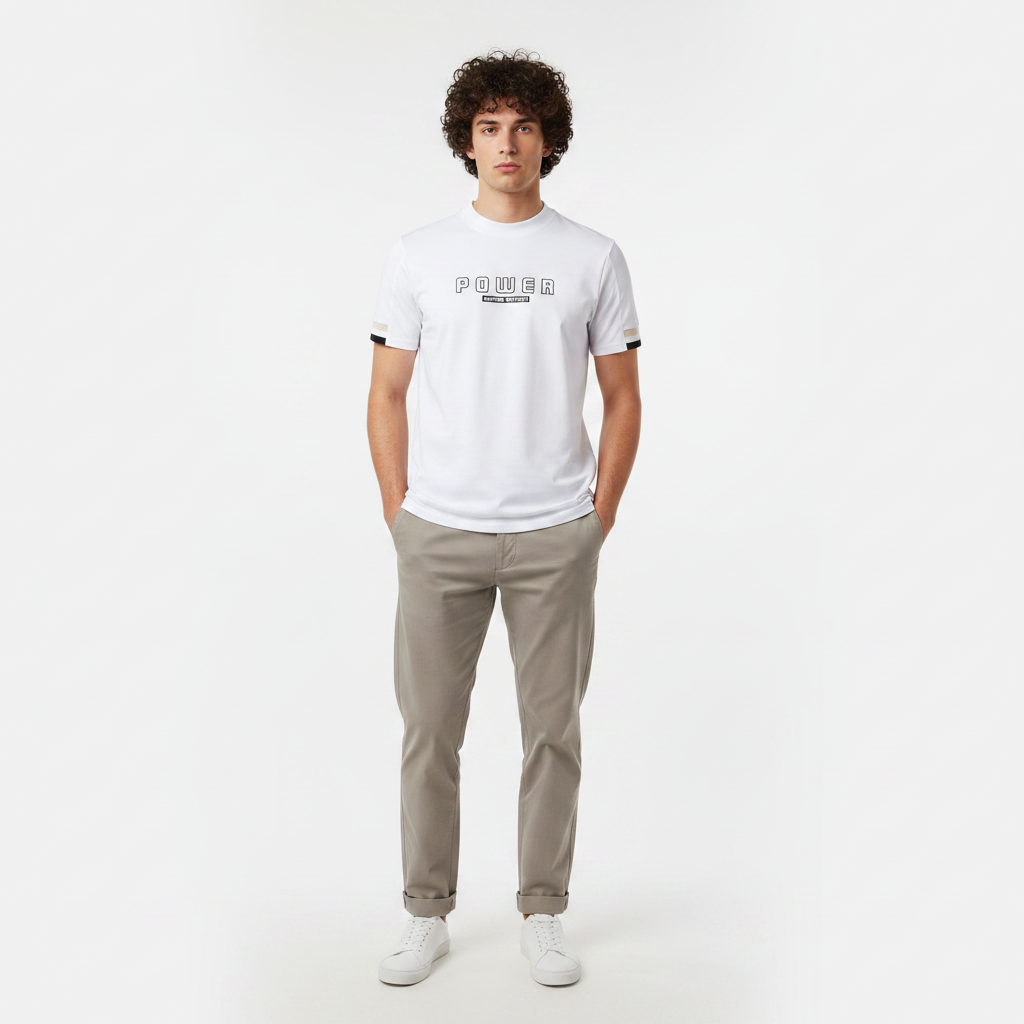 Men Short Sleeve T-Shirt Round Neck