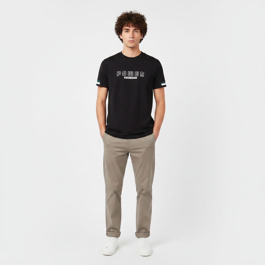 Men Short Sleeve T-Shirt Round Neck