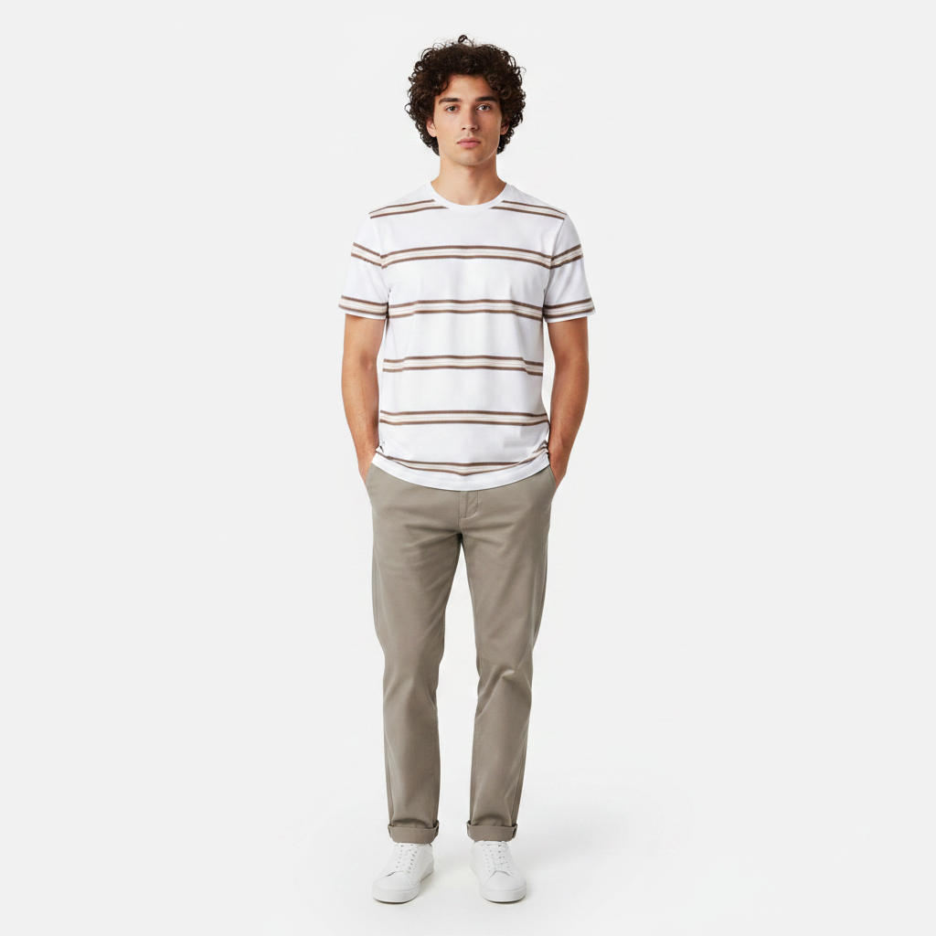 Men Short Sleeve T-Shirt Round Neck