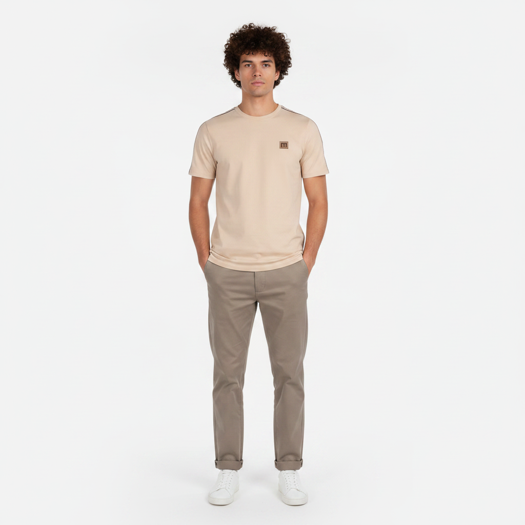 Men Short Sleeve T-Shirt Round Neck