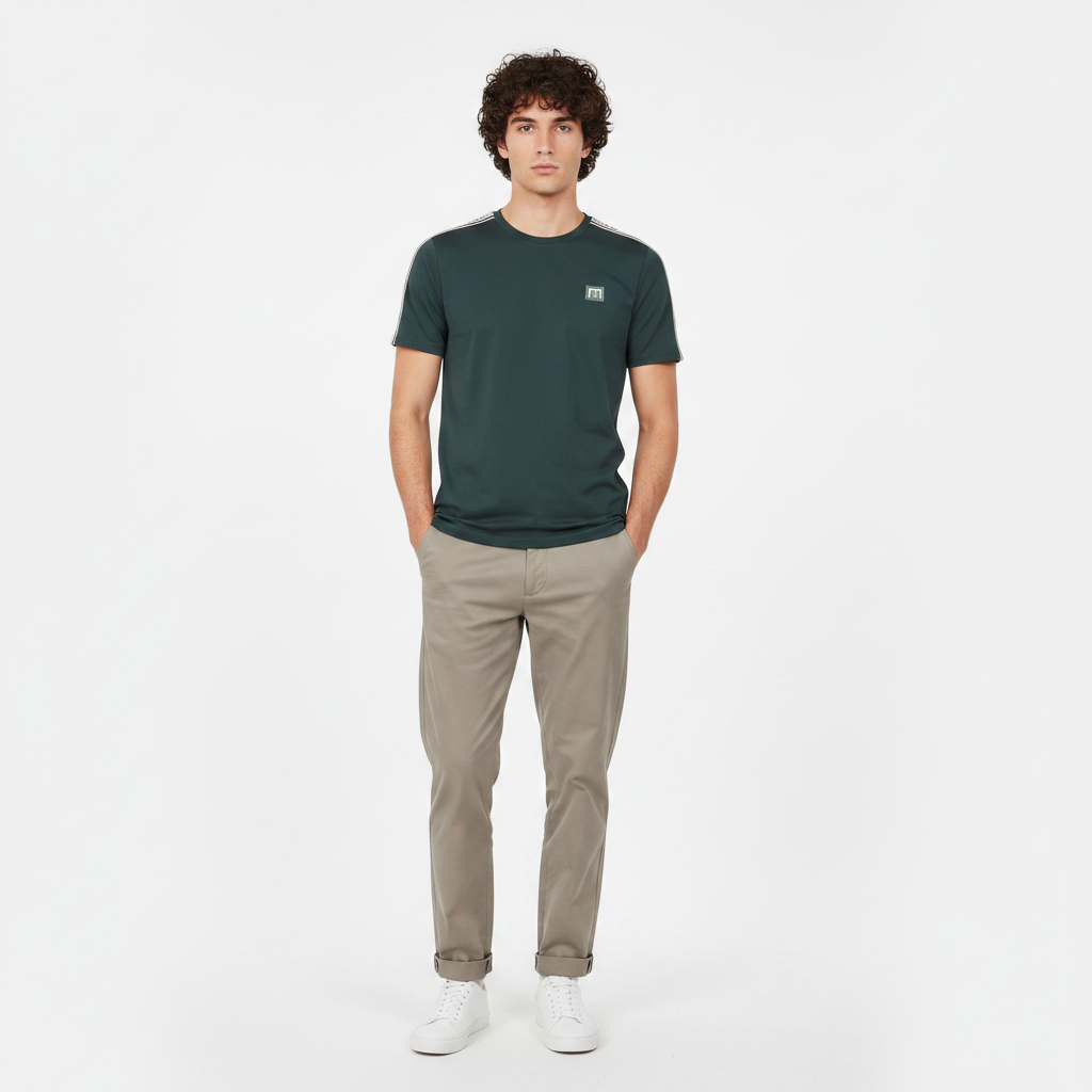Men Short Sleeve T-Shirt Round Neck