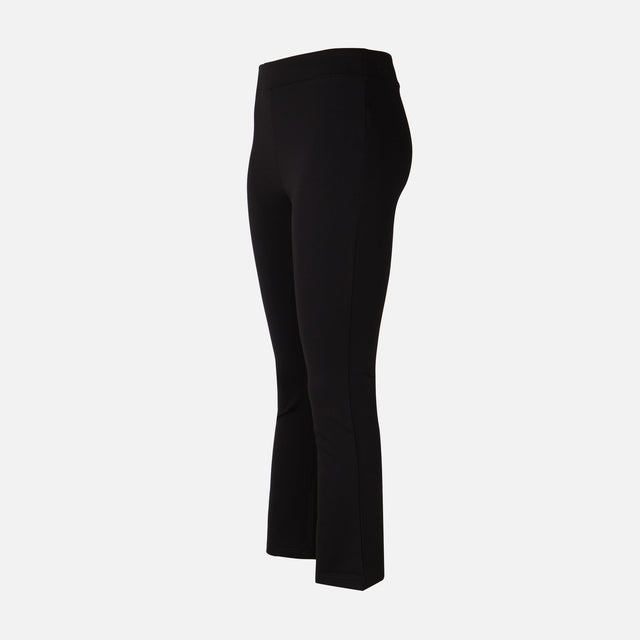 Women Cropped Flare Fit Jersey Pants