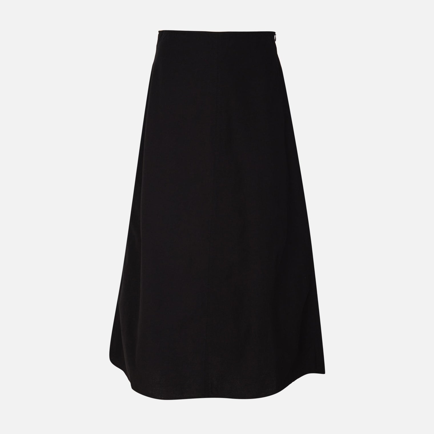 Women Linen Blend Maxi Skirt