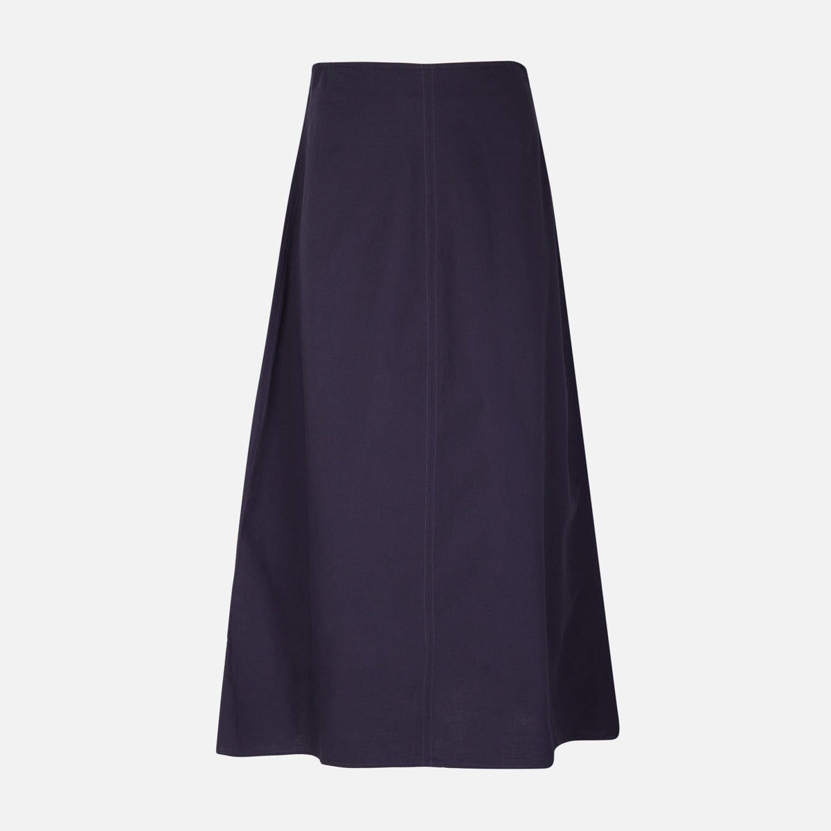 Women Linen Blend Maxi Skirt