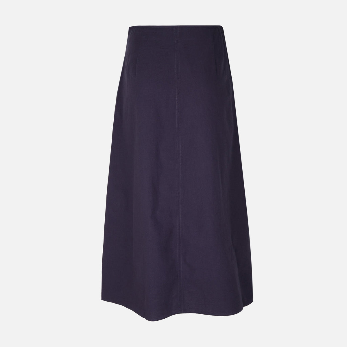 Women Linen Blend Maxi Skirt
