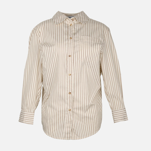 Women Striped Oversize Shirt