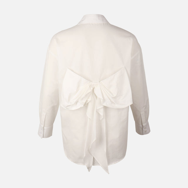 Women Poplin Oversize Butterfly Shirt