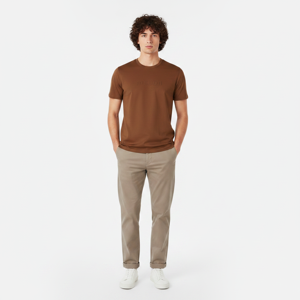Men Round Neck Short Sleeve T-Shirt